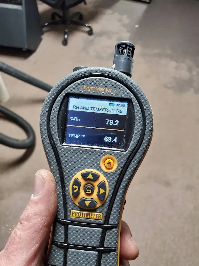 Moisture meter humidity assessment for Fire & Smoke Damage Restoration in Bridgeport